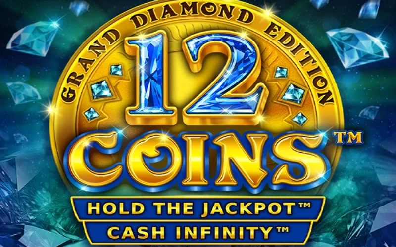 Play 12 Coins Grand Diamond Edition at Woo Casino and win.