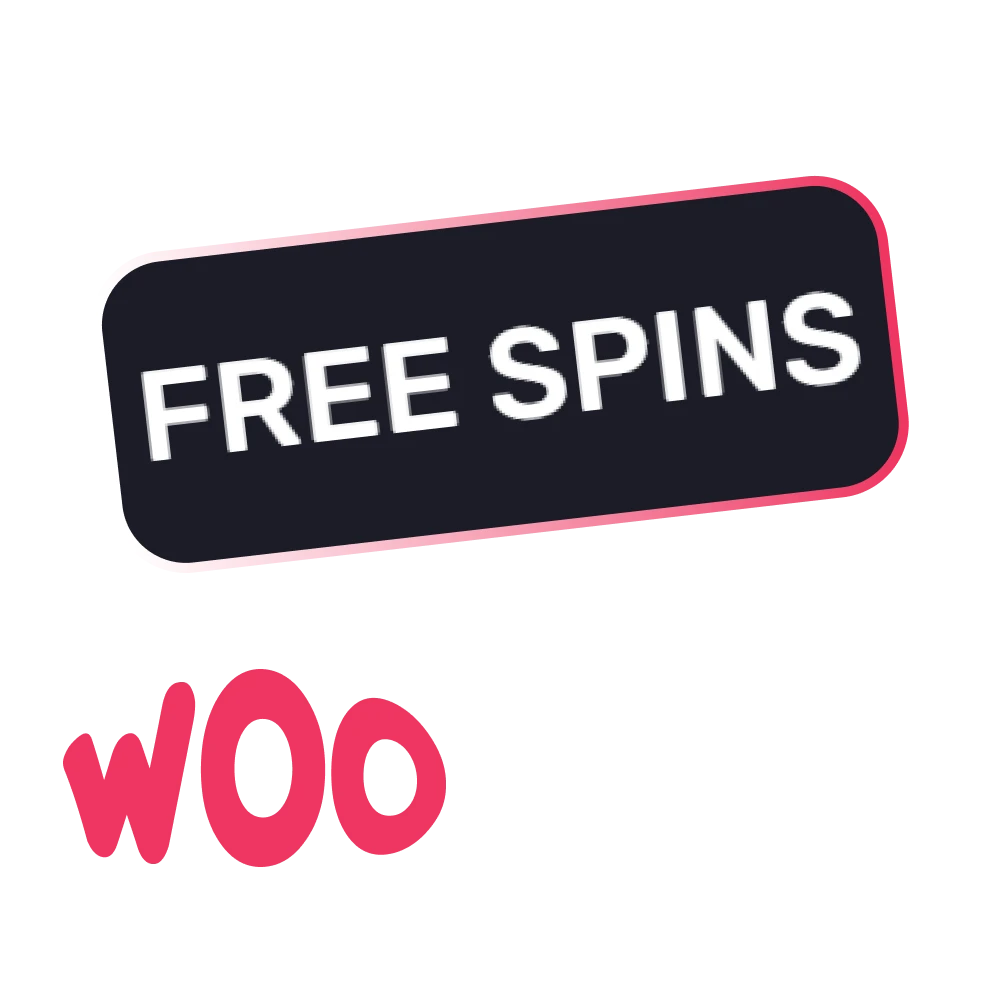 Enjoy free spins through a variety of bonuses at Woo Casino.