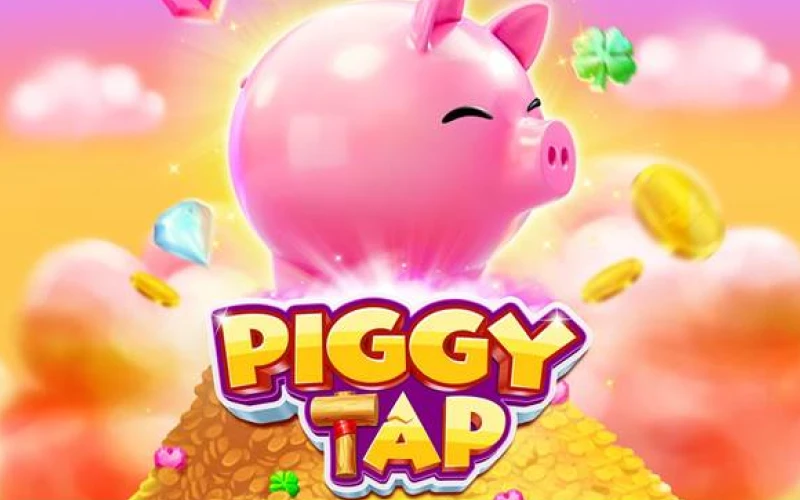 Tap on the piggy bank to win in the Piggy Tap game at Woo Casino.