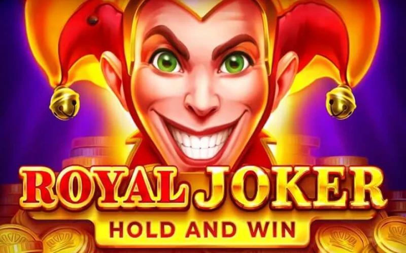 The Royal Joker Hold and Win game is featured on the Woo Casino website.